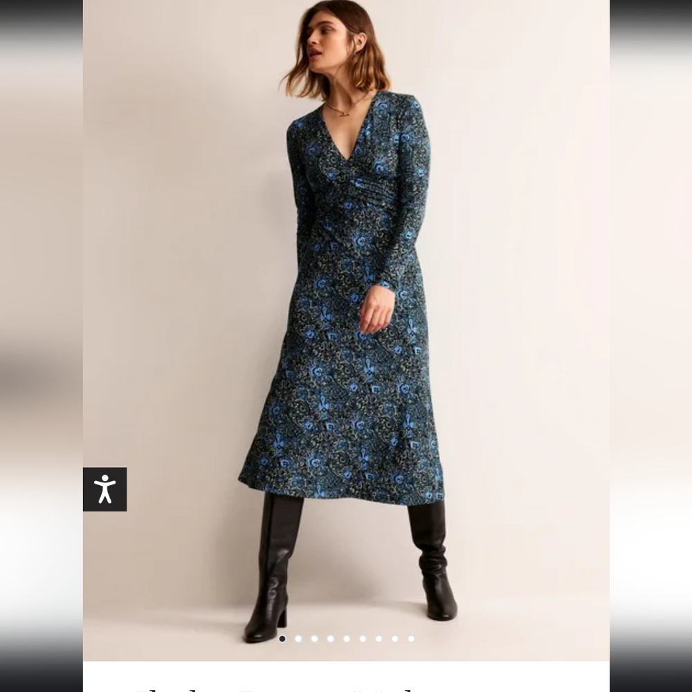 Boden Elodie empire midi dress NWT